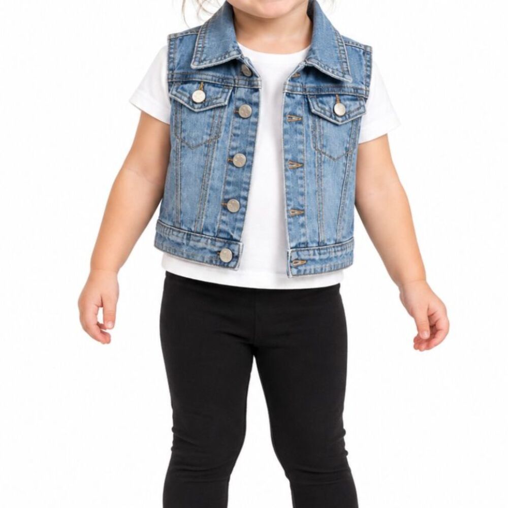 🔥 5 for $30 🔥 Old Navy Girls Denim Vest | Size 2T